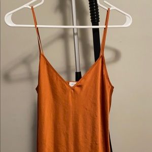 Burnt Orange Artizia Slip Dress!